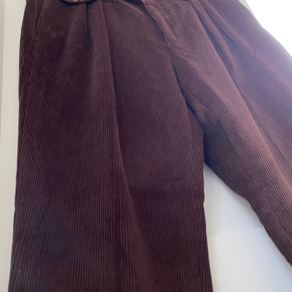 NWT J. McLaughlin Lange Men’s Solid Pant, brown corduroy, size 34 - Picture 8 of 15
